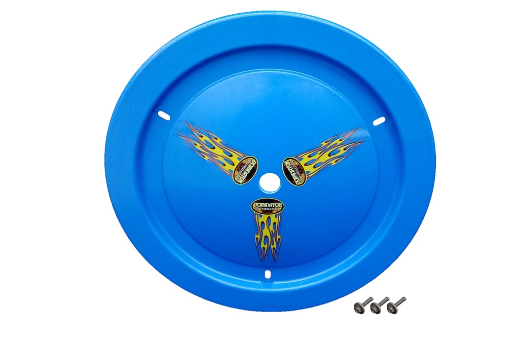 [DOM1012-B-BL] Dominator Race Products - Wheel Cover Bolt-On Blue
