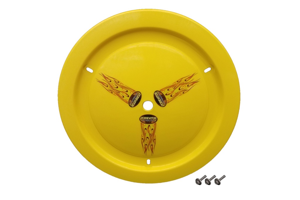 [DOM1012-B-YE] Dominator Race Products - Wheel Cover Bolt-On Yellow