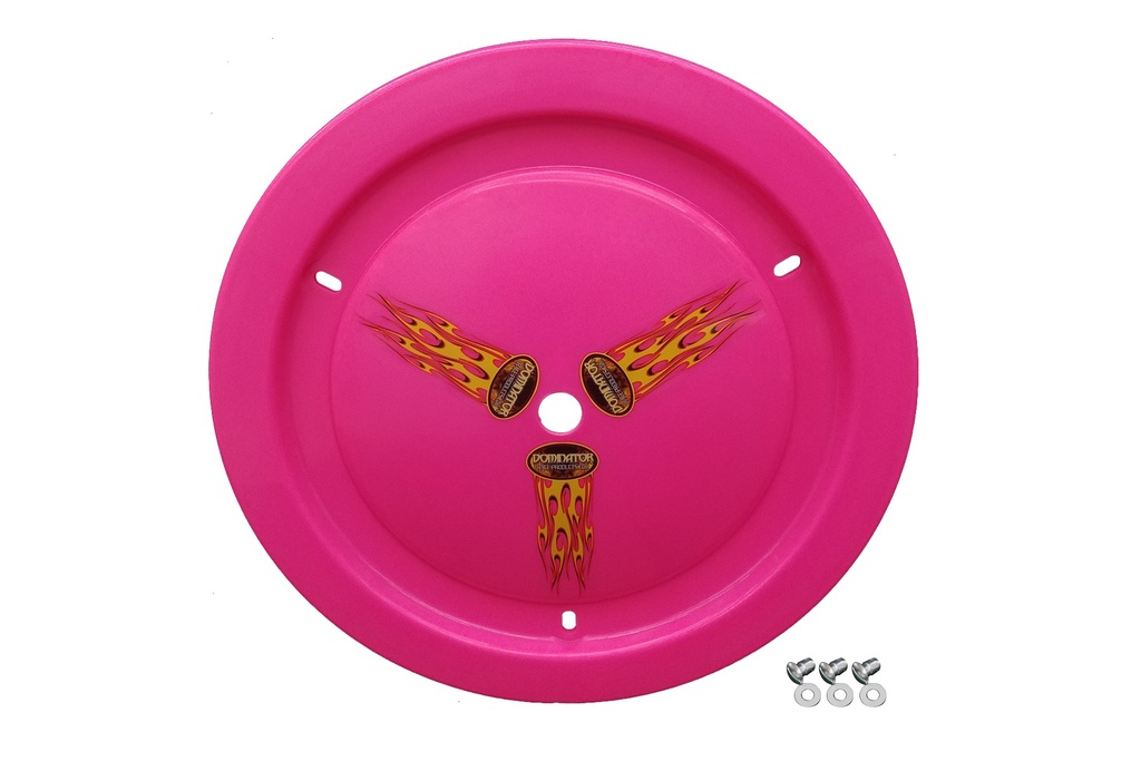 [DOM1012-D-PK] Dominator Race Products - Wheel Cover Dzus-On Pink