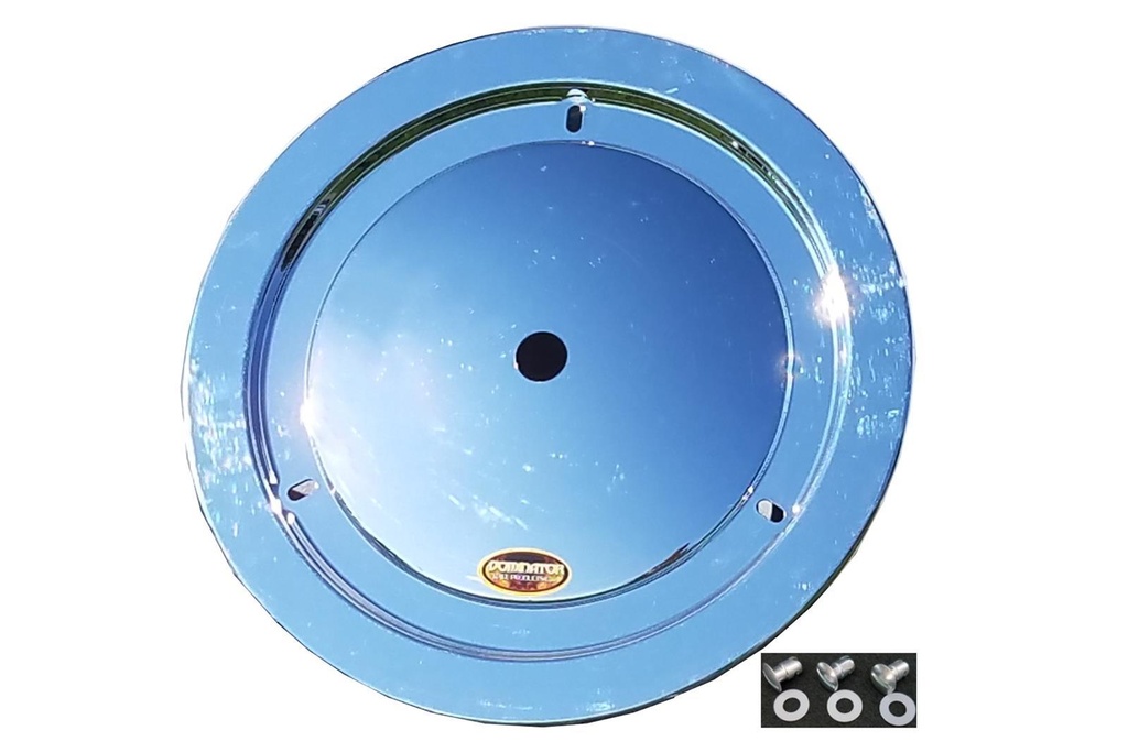 [DOM1006-B-CHROME] Dominator Race Products - Wheel Cover Bolt-On Chrome Real Style