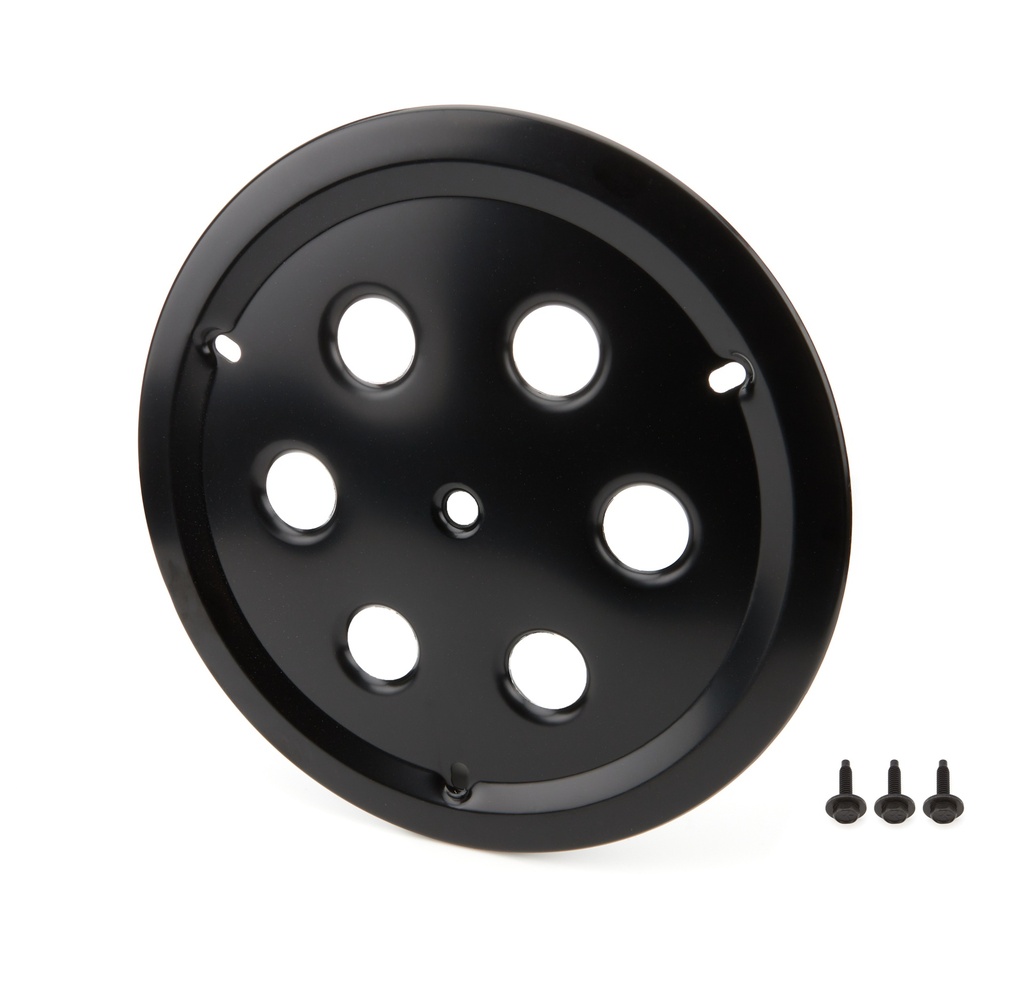 [DOM1032-B-BK] Dominator Race Products - Wheel Cover Hole Vent Alum Bolt 15in Black