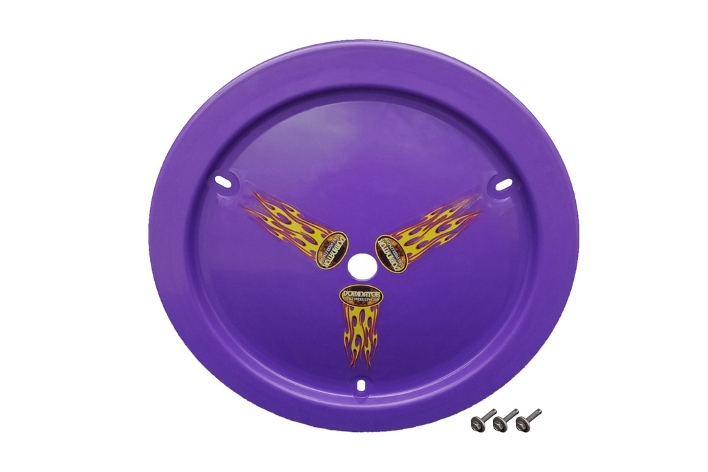 [DOM1006-B-PU] Dominator Race Products - Wheel Cover Bolt-On Purple Real Style