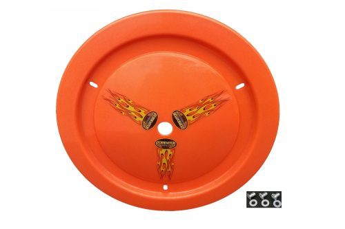 [DOM1006-D-FLO-OR] Dominator Race Products - Wheel Cover Dzus-On Fluo Orange Real Style