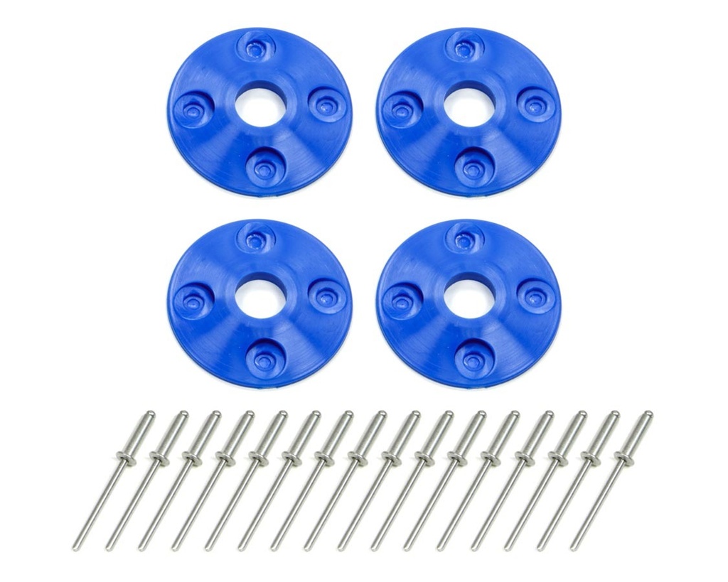 [DOM1202-BL] Dominator Race Products - Scuff Plate Plastic 4pk Blue