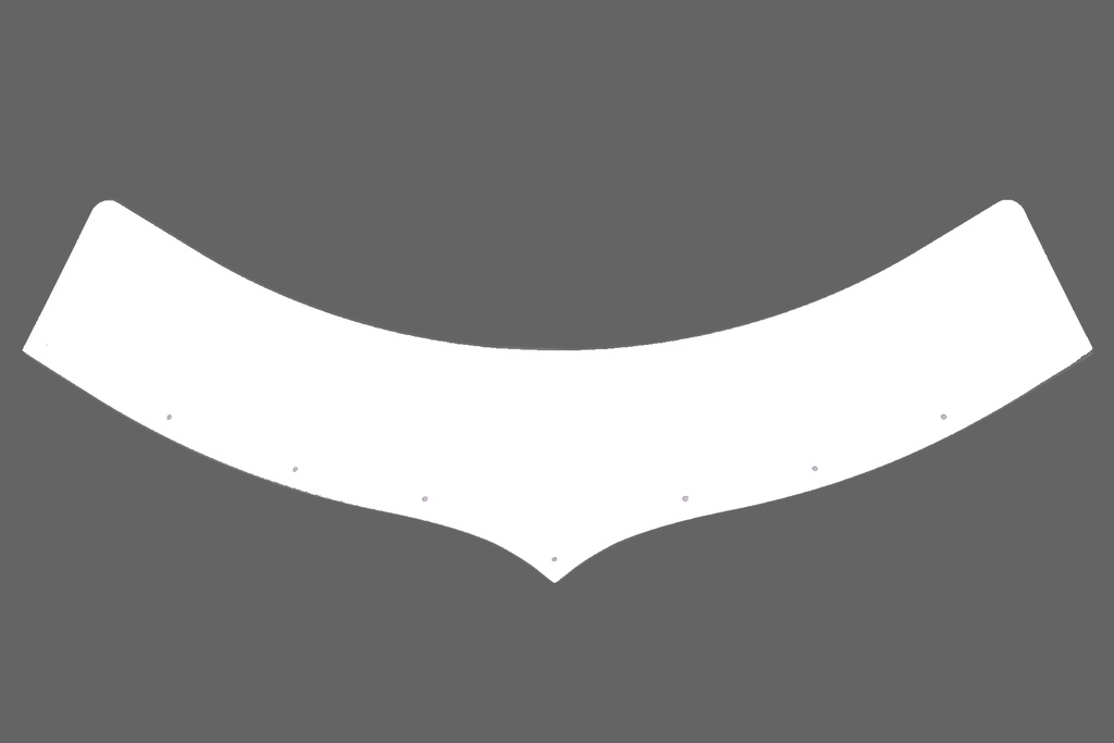 [DOM500-EX-WH] Extension Predator Hood White 5.5in Tall