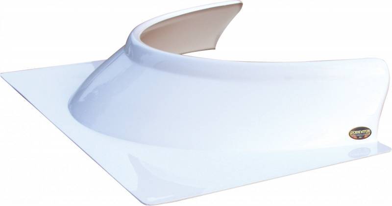 [DOM901-WH] Rock Guard Formed 4.5in Tall White