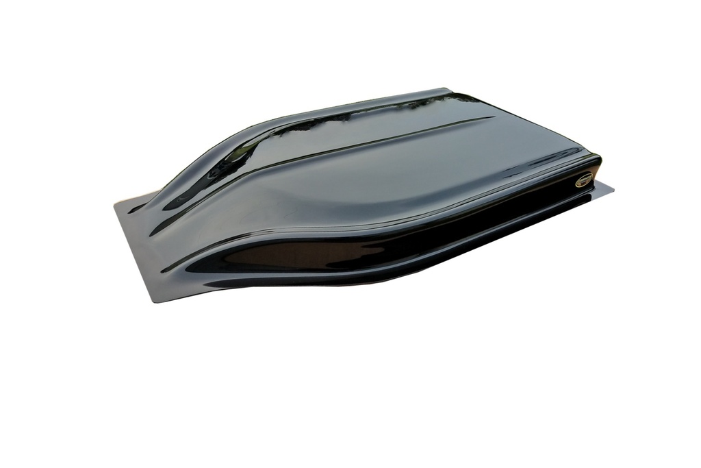 [DOM517-BK] Hood Scoop Stalker 2.5in Street Stock Black