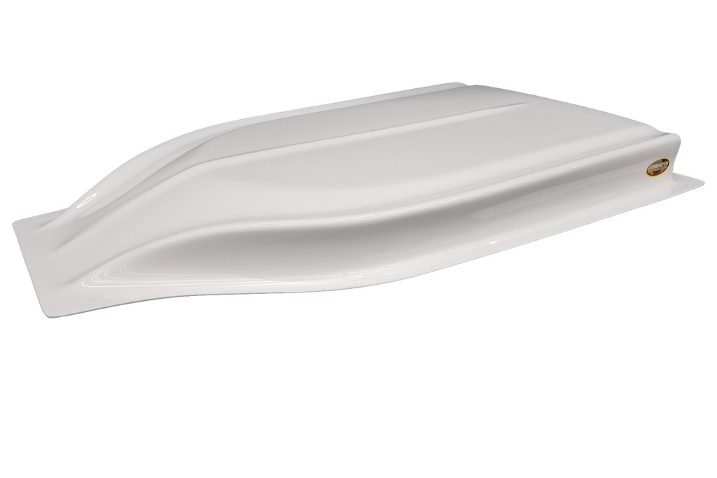 [DOM517-WH] Hood Scoop Stalker 2.5in Street Stock White