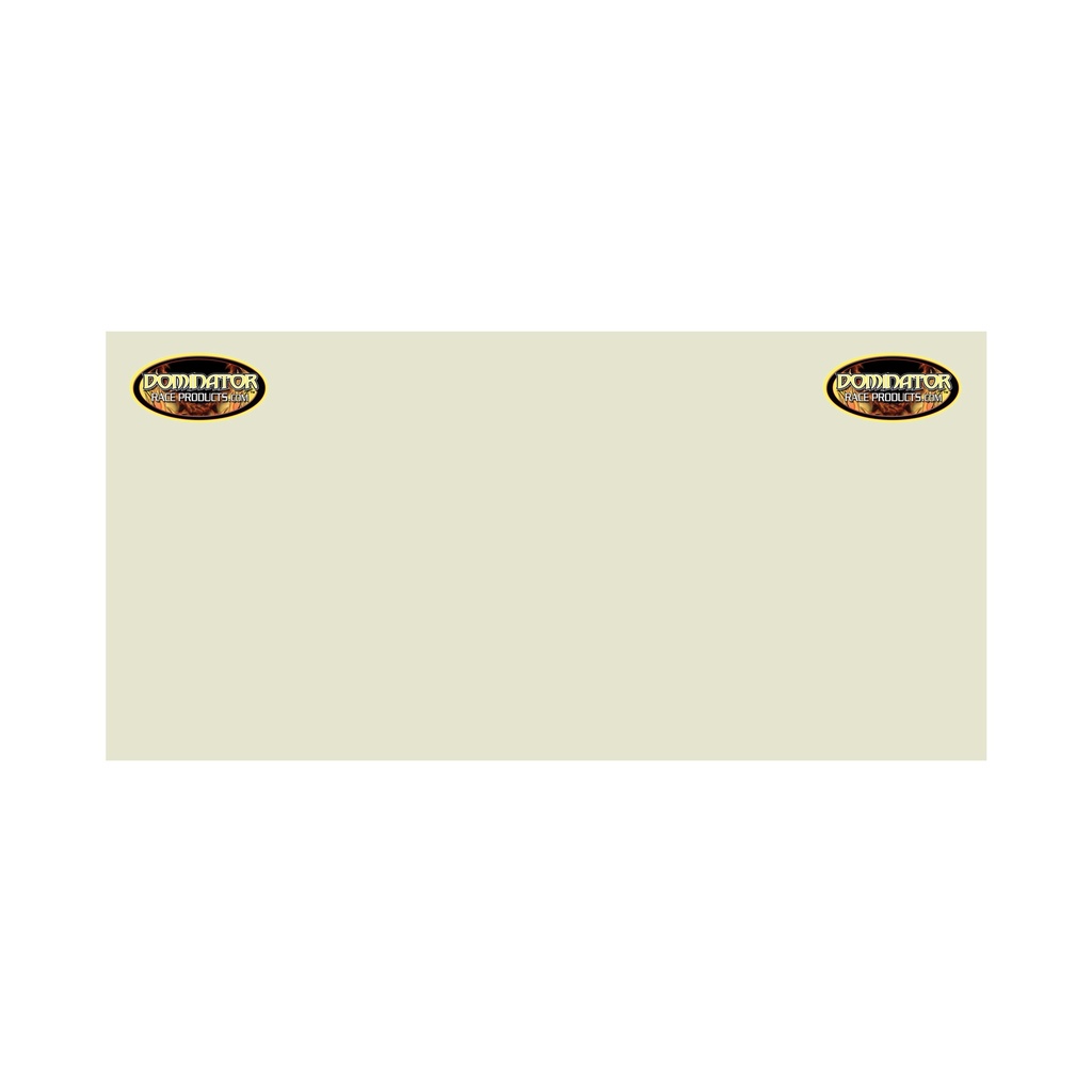 [DOM776-WH] Dominator Race Products - Quarter Panel Mod White 30in x 70in