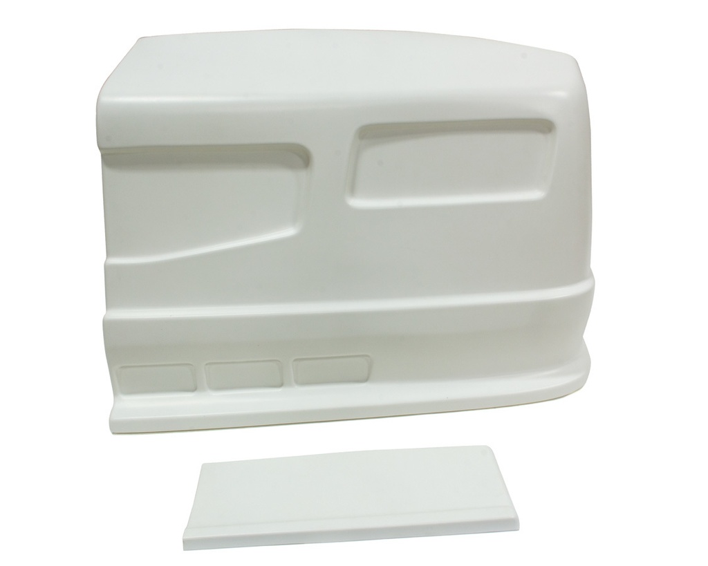 [DOM302-WH] Dominator Race Products - SS Nose White Left Side Dominator SS