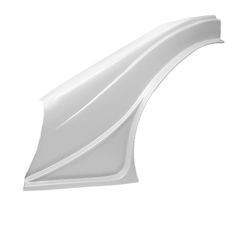 [DOM2001F-WH] Dominator Race Products - Dominator Outlaw L/M Left Flare White