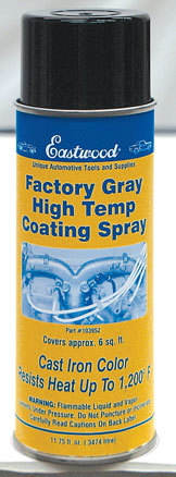 [EAS10395Z] Eastwood - Factory Gray Hi-Temp Coating 11.75Oz Aerosol