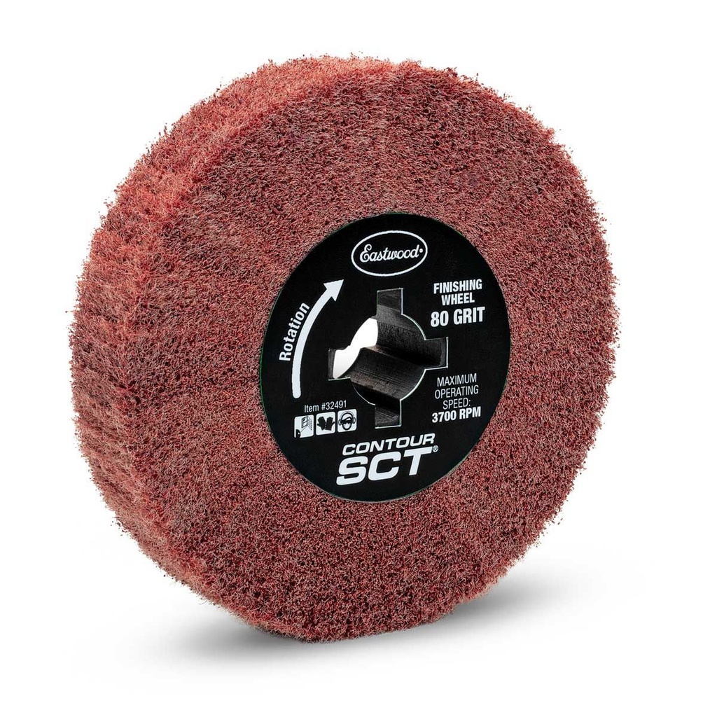 [EAS32491] Eastwood - Finishing Wheel Contour SCT Narrow 80 Grit