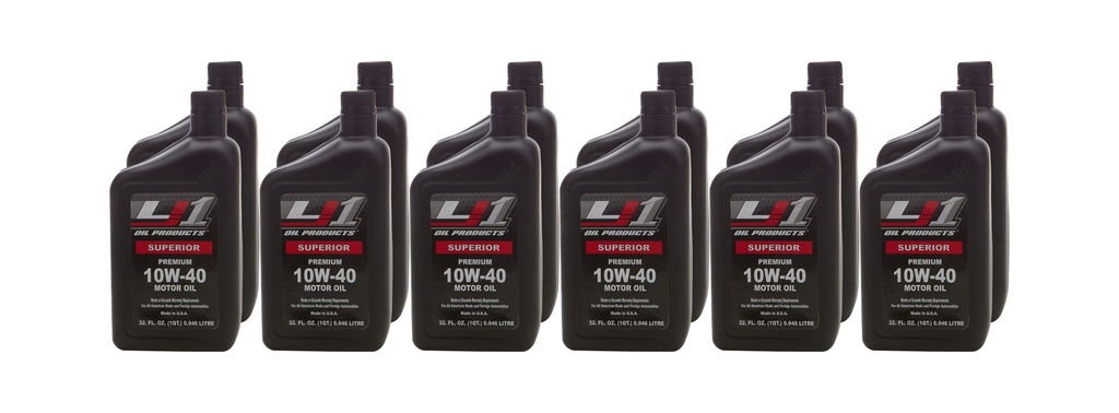 [EROSP10W-40C] Extreme Racing Oil - 10W40 Premium Blend 12 X 1 Quart
