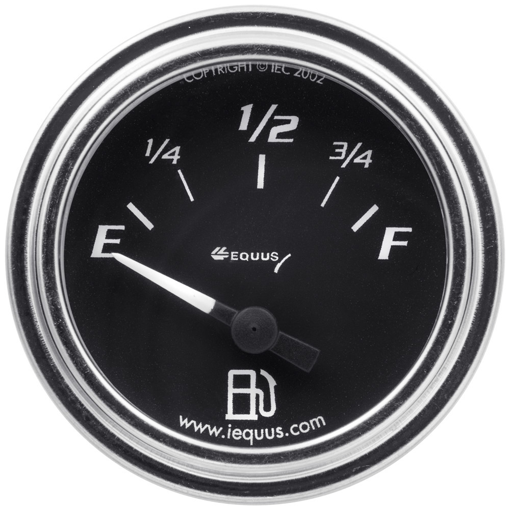 [EQUE7362] Equus - 2.0 Dia Fuel Level Gauge Chrome