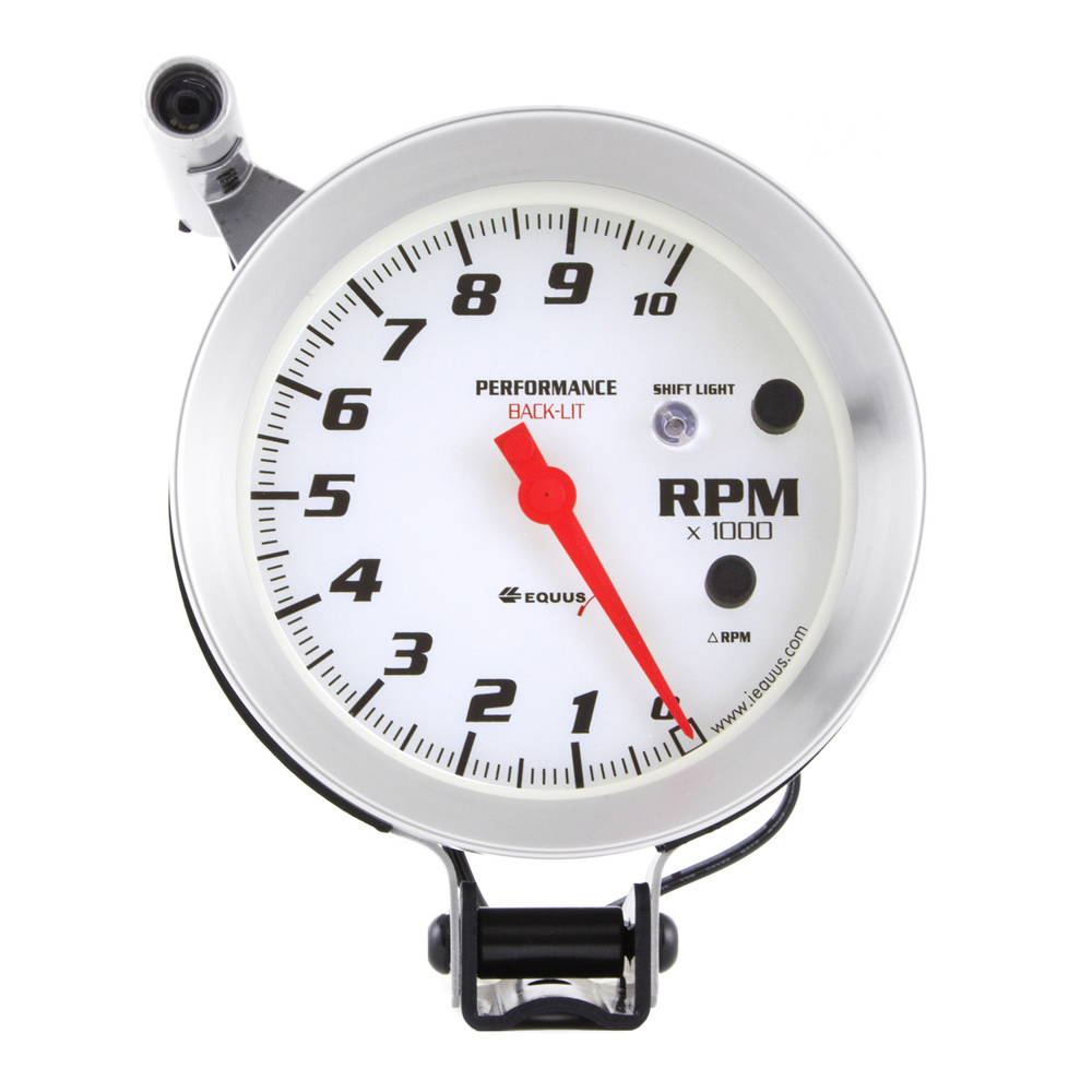 [EQUE8080] Equus - 5in Dia Tachometer 10k Rpm Silver