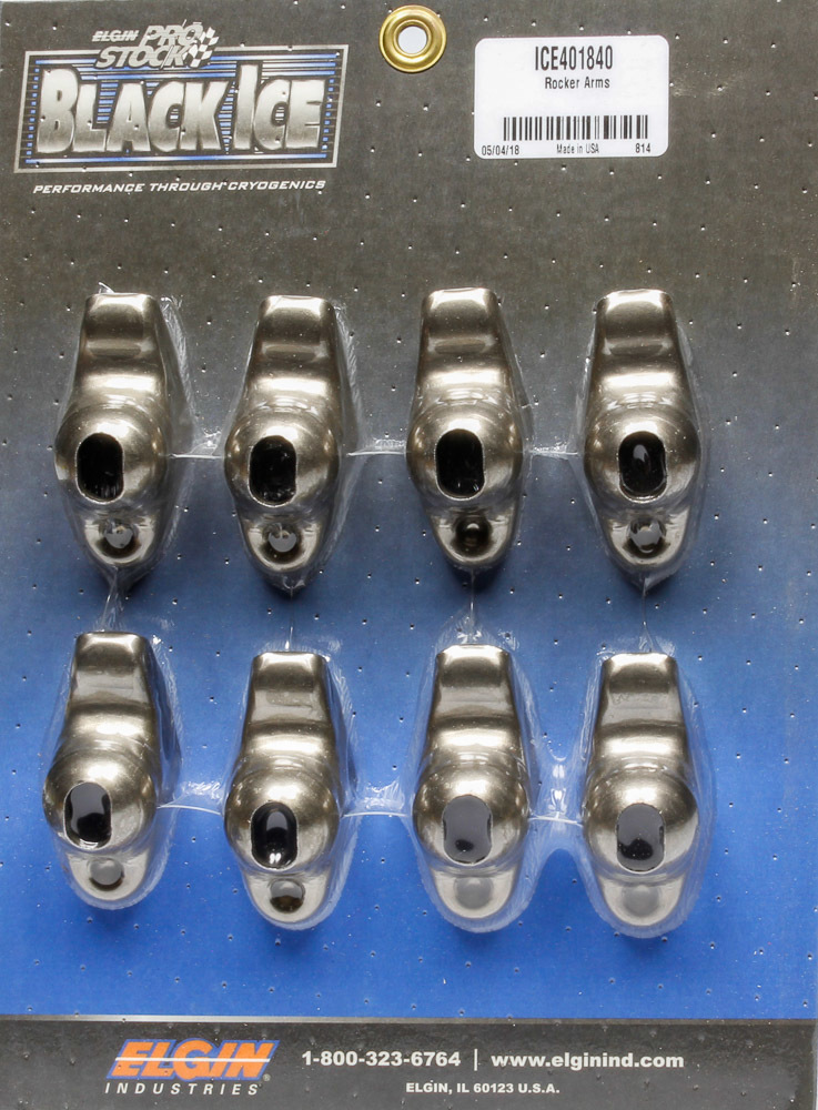 [ELGICE401840] Elgin - SBC Rocker Arms (8pk) 1.5 Ratio 7/16 Stud