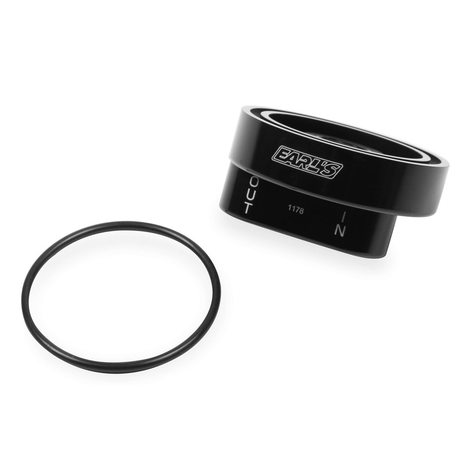 [EAR1178ERL] Earls - Billet Alum Oil Filter By-Pass Adapter
