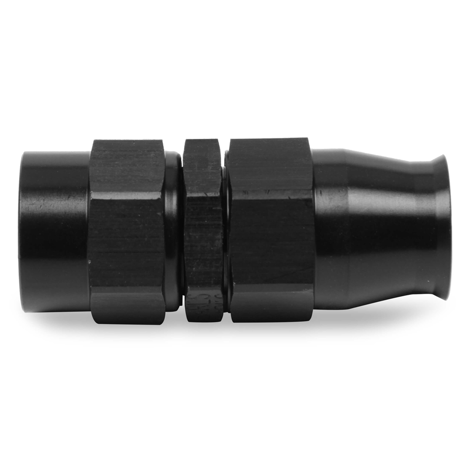 [EAR620108ERL] Earls - #8 Ultra Pro Hose End Straight - Black