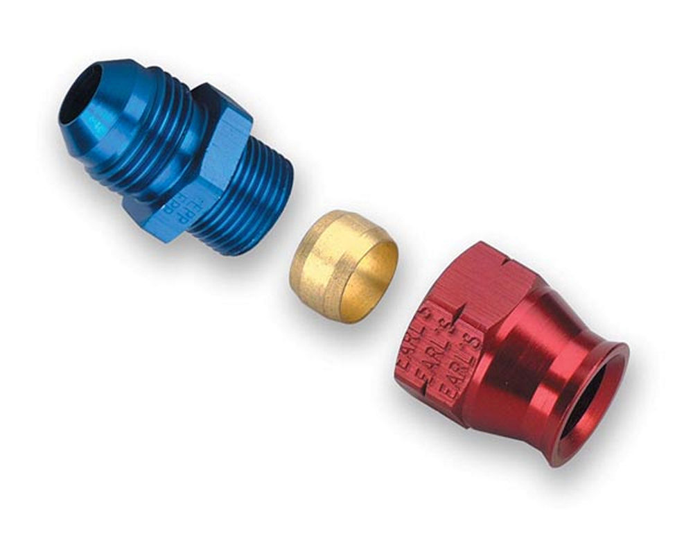 [EAR165006ERL] Earls - #6 Male To 3/8in Alum Tubing Adapter