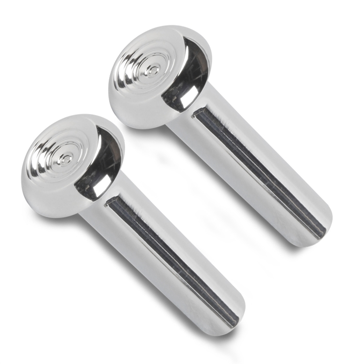 [EDDMS274-19P] Eddie Motorsports - Door Lock Knob Pair Polished