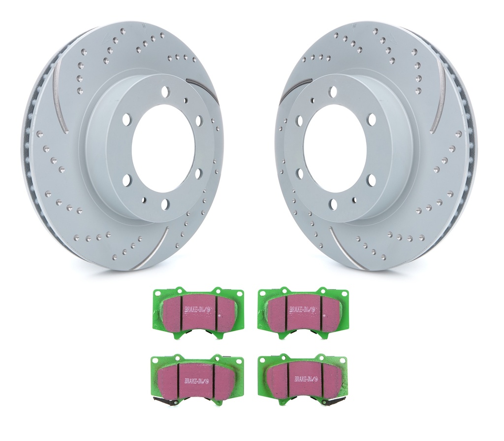 [EBCS3KF1128] Ebc Brakes Usa Inc - Brake Rotor & Pad Kit Greenstuff Toyota