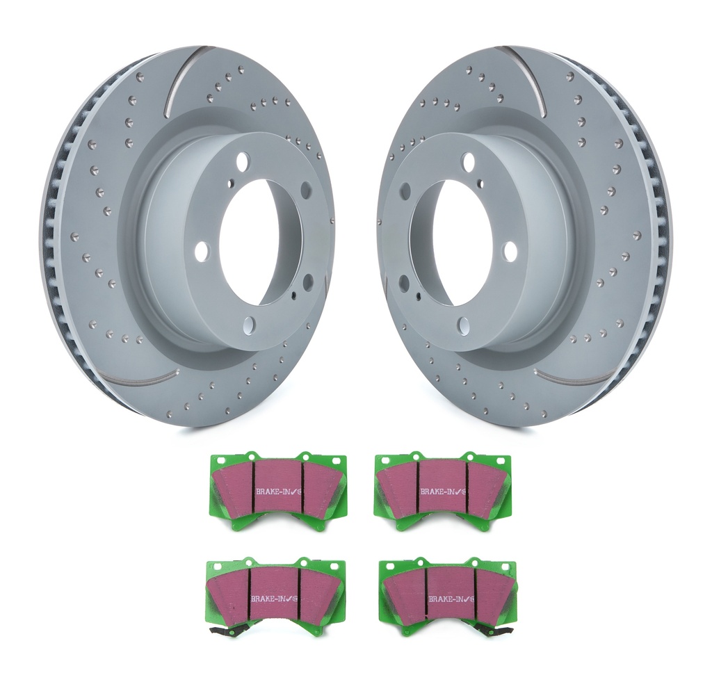 [EBCS3KF1191] Ebc Brakes Usa Inc - Brake Rotor & Pad Kit Greenstuff Toyota