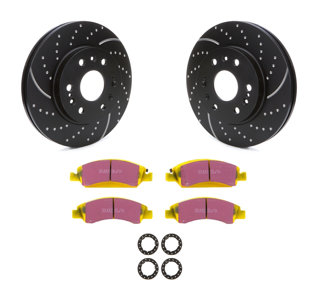 [EBCS5KF1470] Ebc Brakes Usa Inc - Brake Rotor & Pad Kit Yellowstuff Ford F150