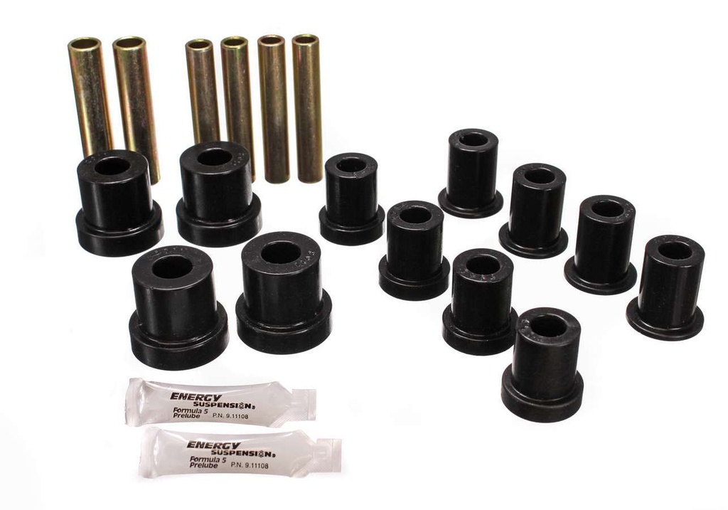 [ENE3-2112G] Energy Suspension - 70-87 Gm 4Wd Frt Spring Bushing Set Black