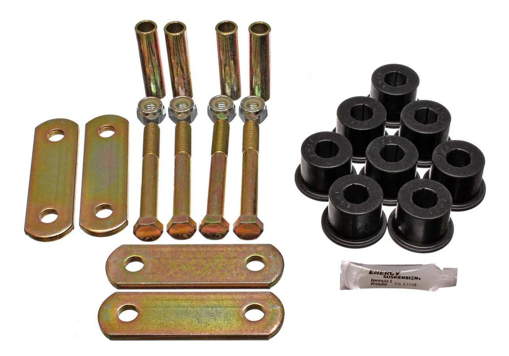 [ENE3-2135G] Energy Suspension - 67-81 Camaro Shackle Set W/O Sprng Bush Black