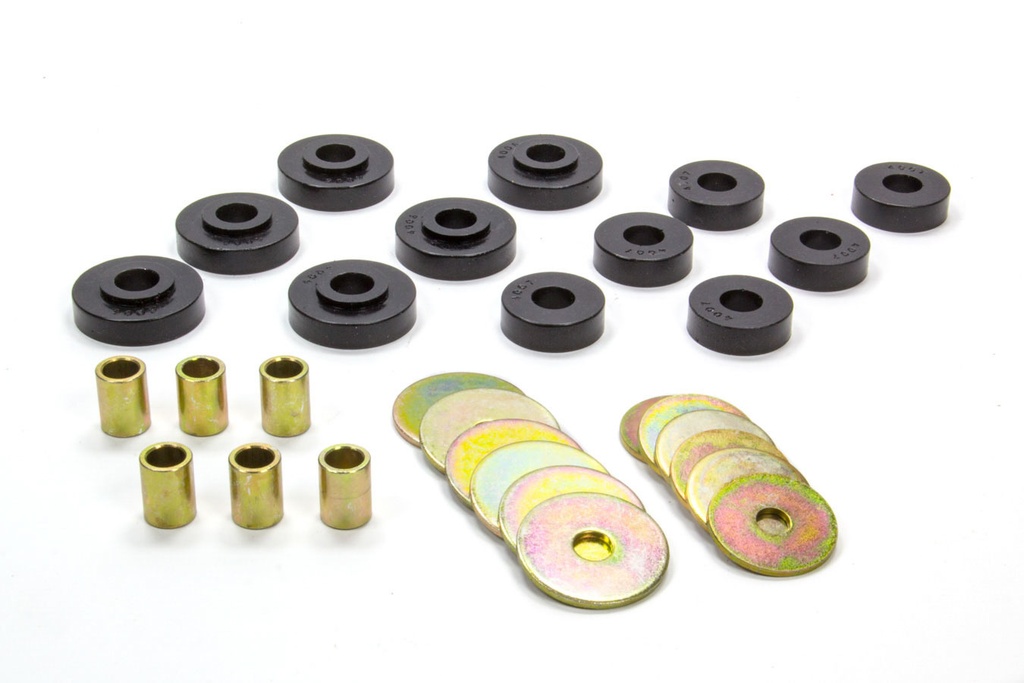 [ENE3-4102G] Energy Suspension - 63-69 Vette Body Mounts Black