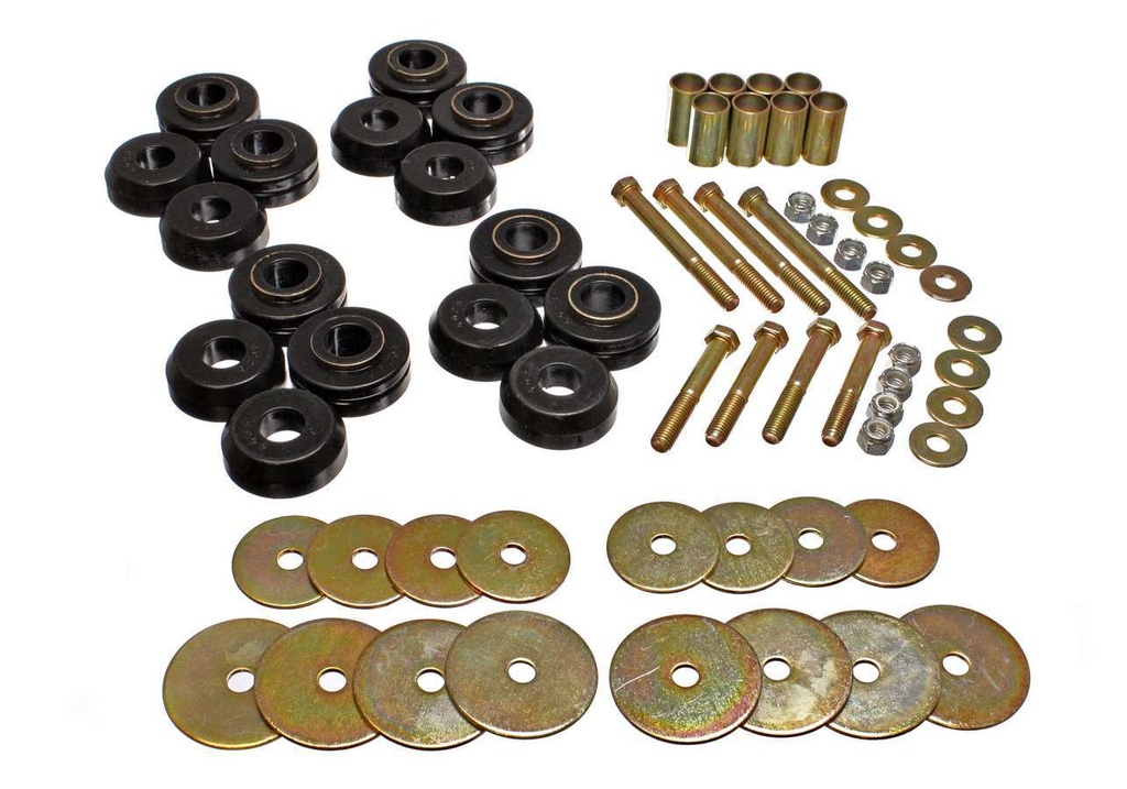[ENE4-4110G] Energy Suspension - 66-77 Ford Bronco (Body Mounts & Hardware) 64pcs