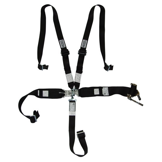 [HRH53100] Hooker Harness - 5-Pt Harness System Hans Ll Usd Rachet Adj Blk