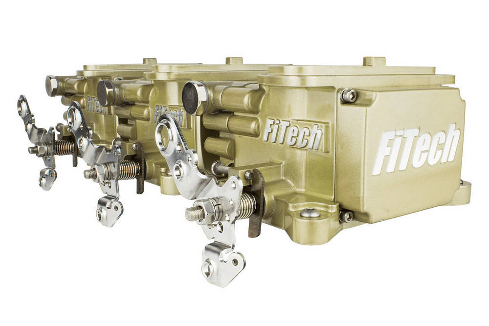 [FIT39610] FiTech Fuel Injection - Go EFI 3x2 Tri Power EFI System Classic Gold