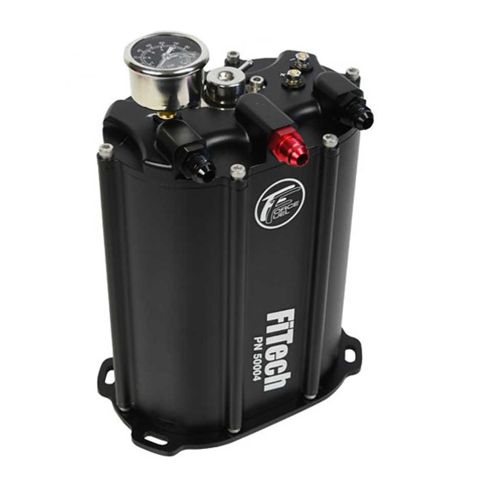 [FIT50004] FiTech Fuel Injection - 340LPH Force Fuel System Black Finish
