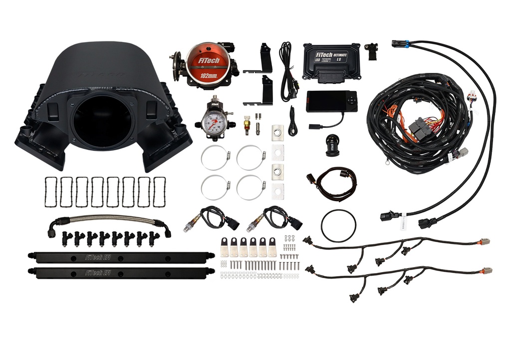 [FIT70092] FiTech Fuel Injection - Ultimate Rebel LS 1000HP EFI System Wo/Trans Cont