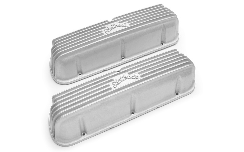 [EDE41609] Edelbrock - Valve Cover Kit Classic Finned SBF 62-95