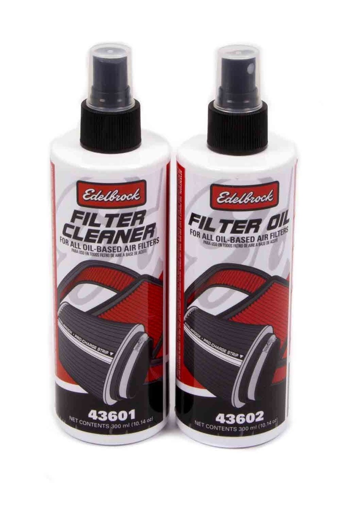 [EDE43600] Edelbrock - Air Filter Cleaning Kit Clear Oil