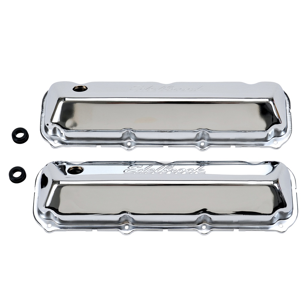[EDE4463] Edelbrock - Signature Series V/C's - BBF Chrome Steel