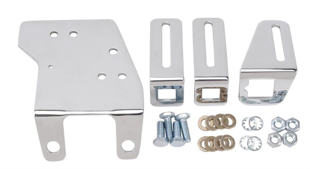 [EDE8030] Edelbrock - Chrome Throttle Bracket GM