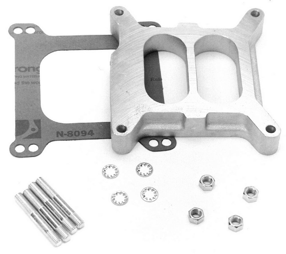[EDE8714] Edelbrock - Carburetor Spacer - 1in Divided