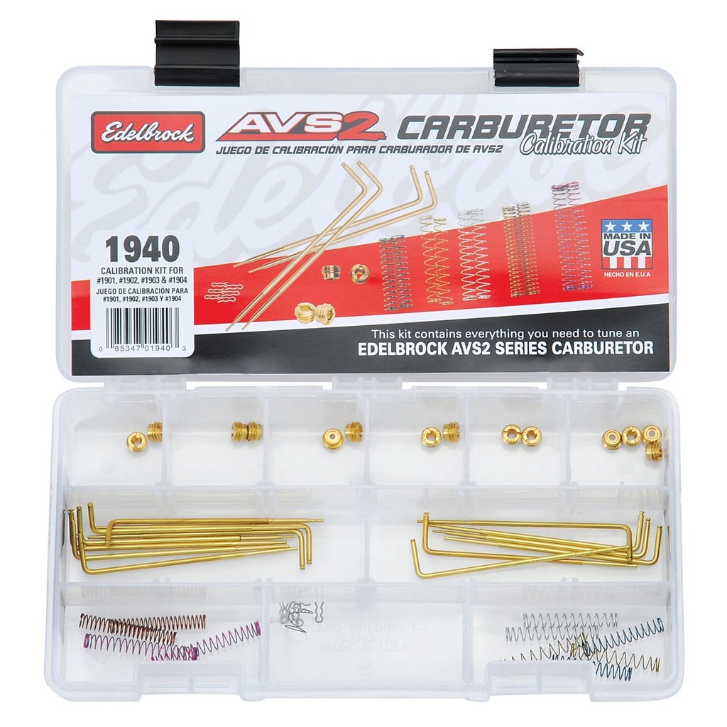 [EDE1940] Edelbrock - AVS2 Calibration Kit - 500 Series