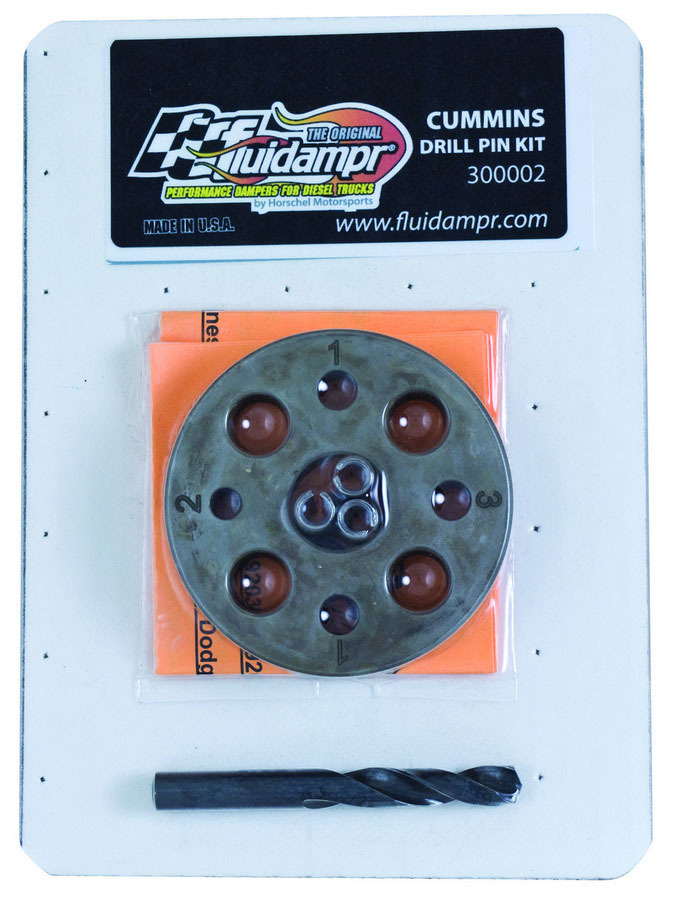 [FLU300002] Fluidampr - Crank Drill & Pin Kit Dodge Cummins Diesel