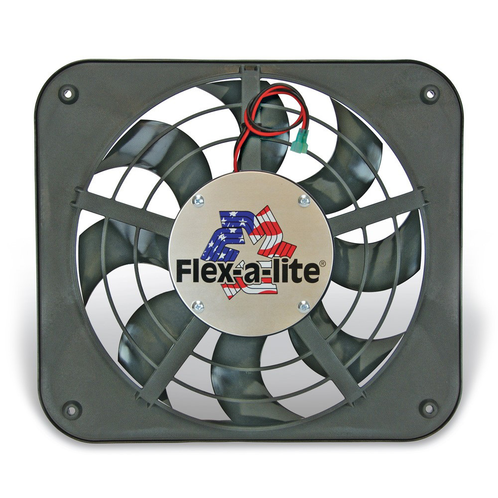 [FLE116550] Flex-A-Lite - 12in. Lo Profile Puller Fan W/O Controls