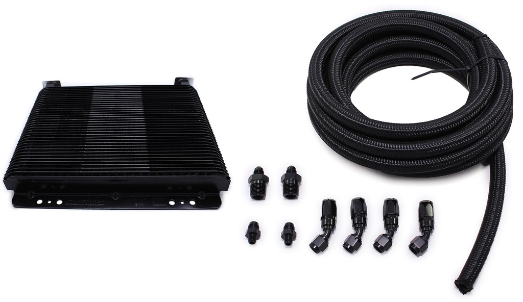[FTIF12003] Fti Performance - Transmission Cooler Kit Plate Type - Black
