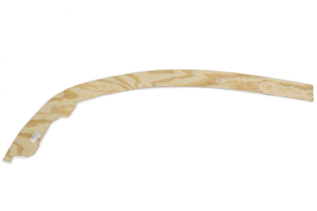 [FIV11132-82991L] Fivestar - 2019 Lm Fender Template Left Chevrolet Wood