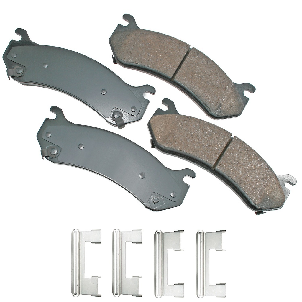 [AKEACT785] Akebono Brake Corporation - ProACT Ultra-Premium Brake Pads - Front & Rear