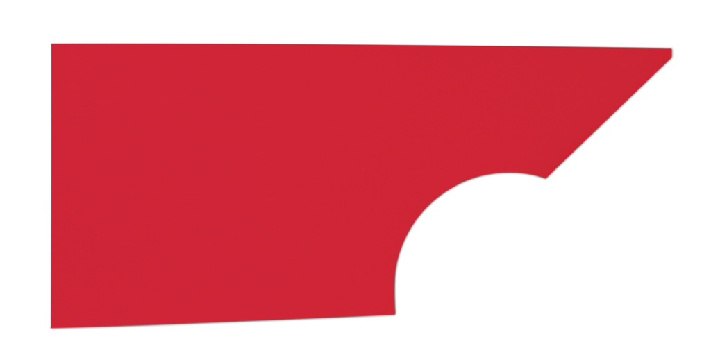 [FIV34001-27351-RR] Fivestar - Qtr Panel High Impact Plastic Red Right
