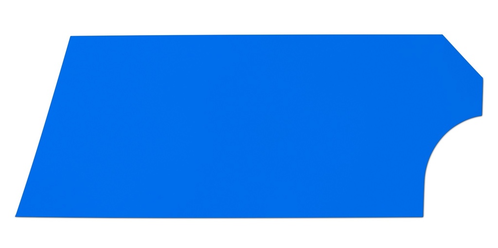 [FIV34001-21051-CBL] Fivestar - Door High Impact Plastic Blue Left