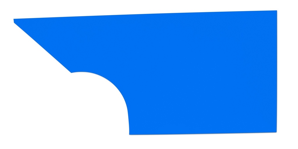 [FIV34001-27351-CBL] Fivestar - Qtr Panel High Impact Plastic Blue Left